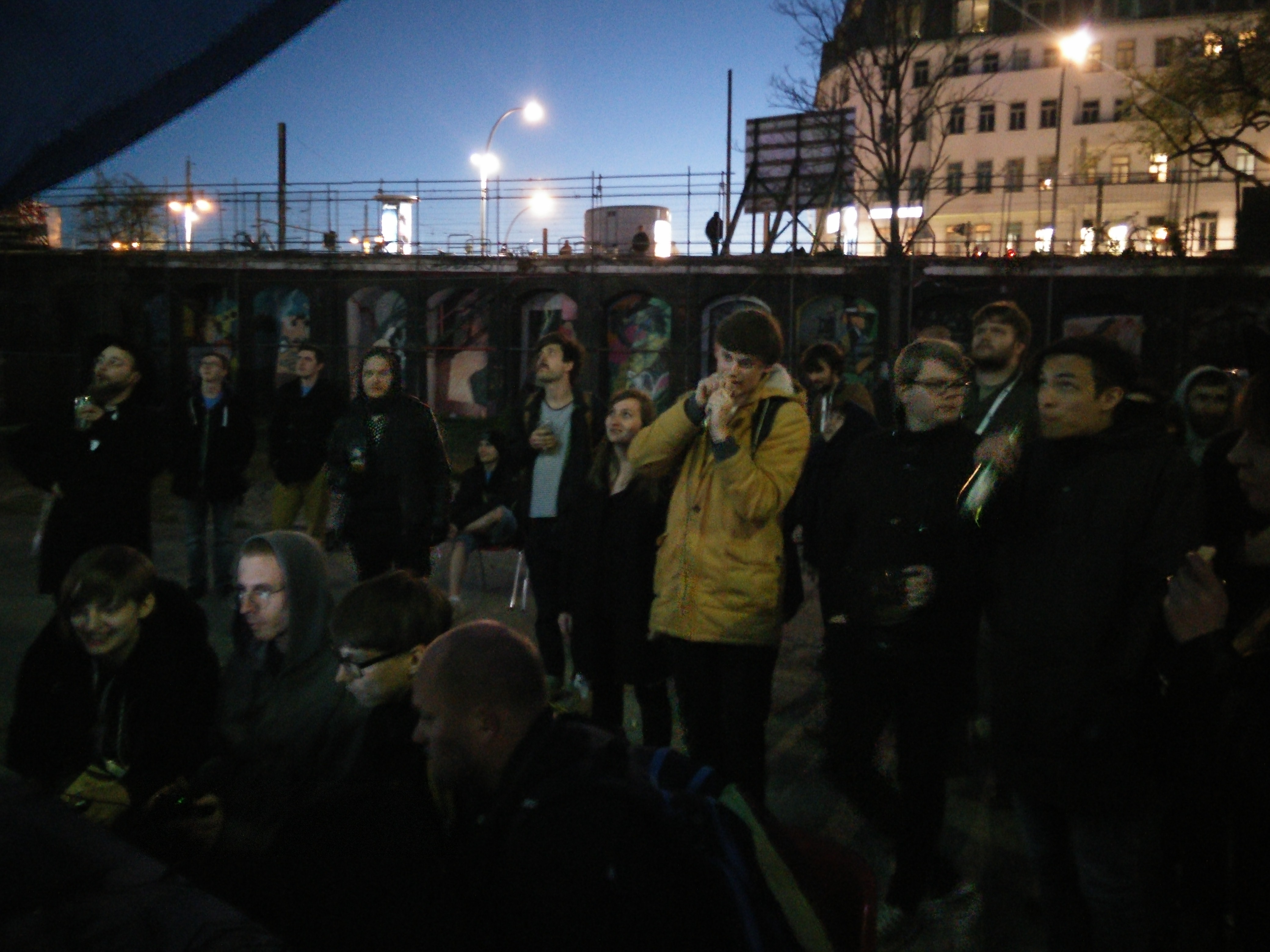 The Crowd Is Pumped For Some Hoky